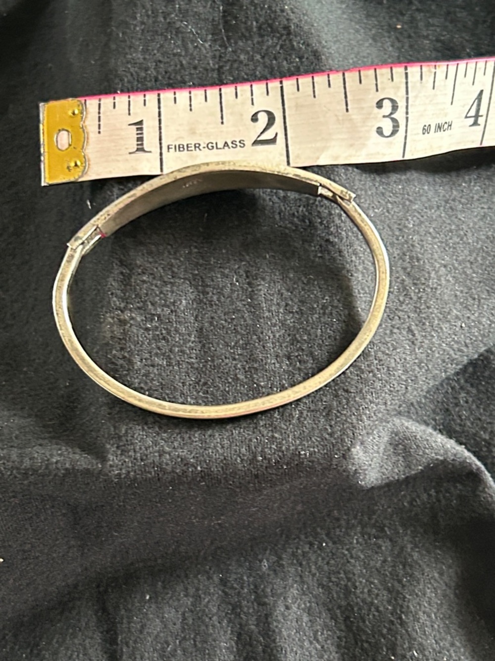Red Floral Enamel Bangle Bracelet - Women Jewelry Silverplated or 925 Mexico - Picture 3 of 9